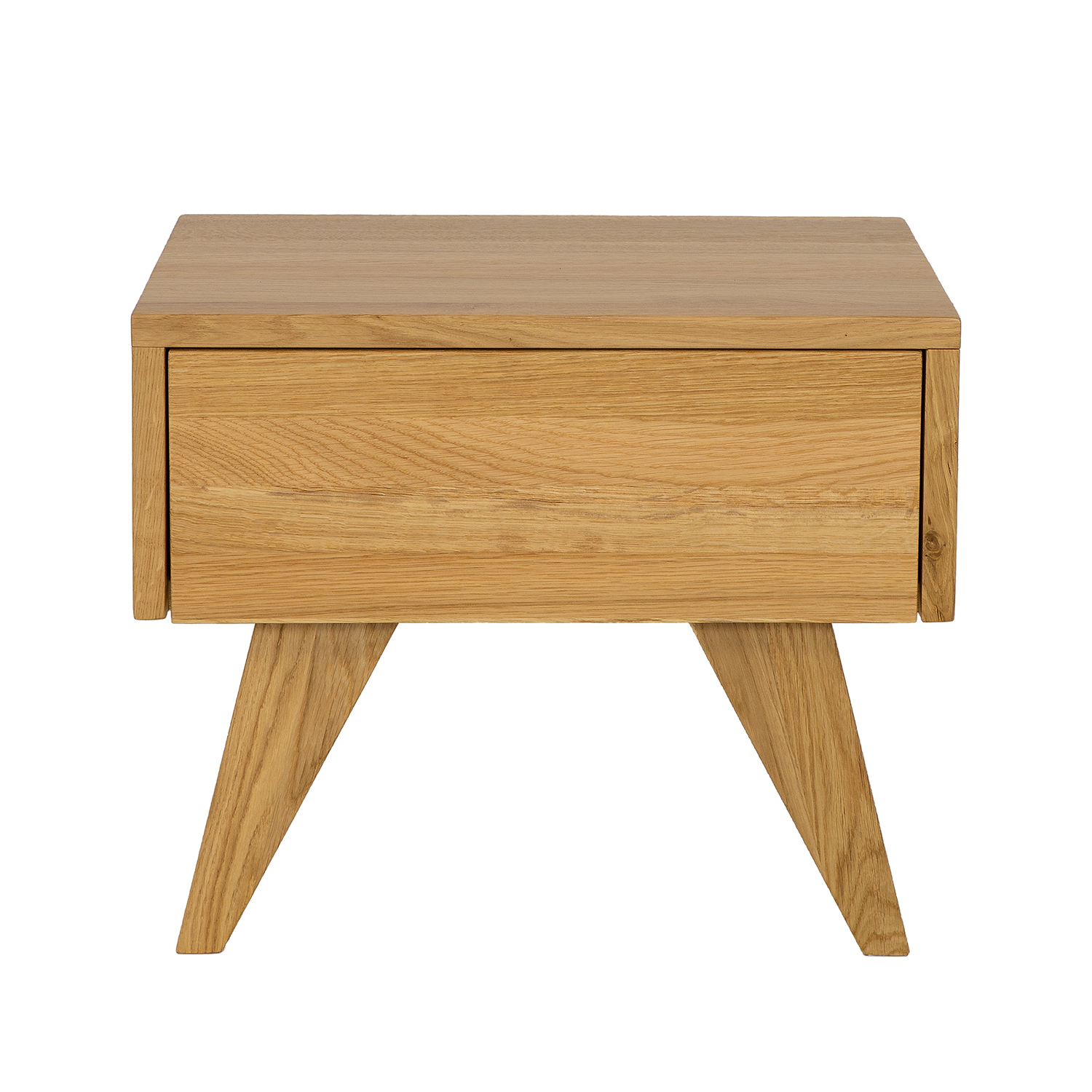 Buko naktinis staliukas VIP SN402 neapdorotas bukas, nelakuotas