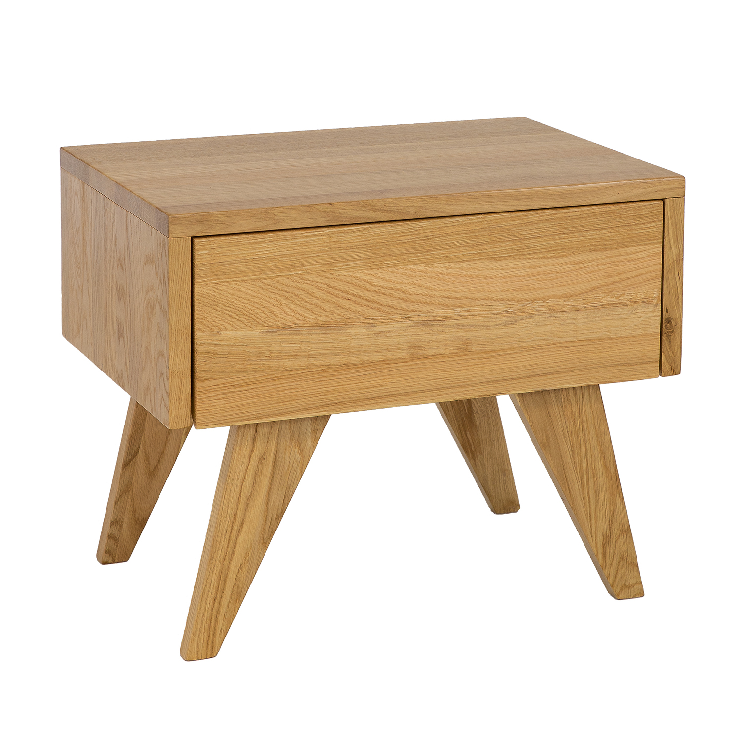 Buko naktinis staliukas VIP SN402 neapdorotas bukas, nelakuotas — изображение 3