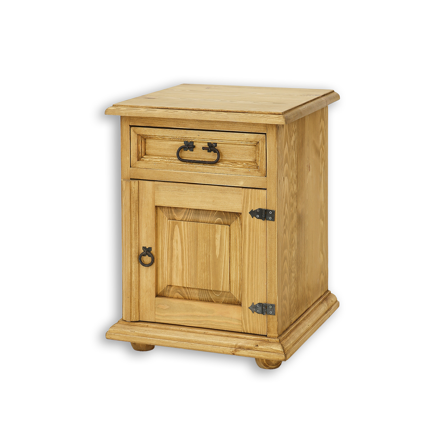 Szafka nocna RUSTIKAL SN701 LEWA sosna jasny wosk