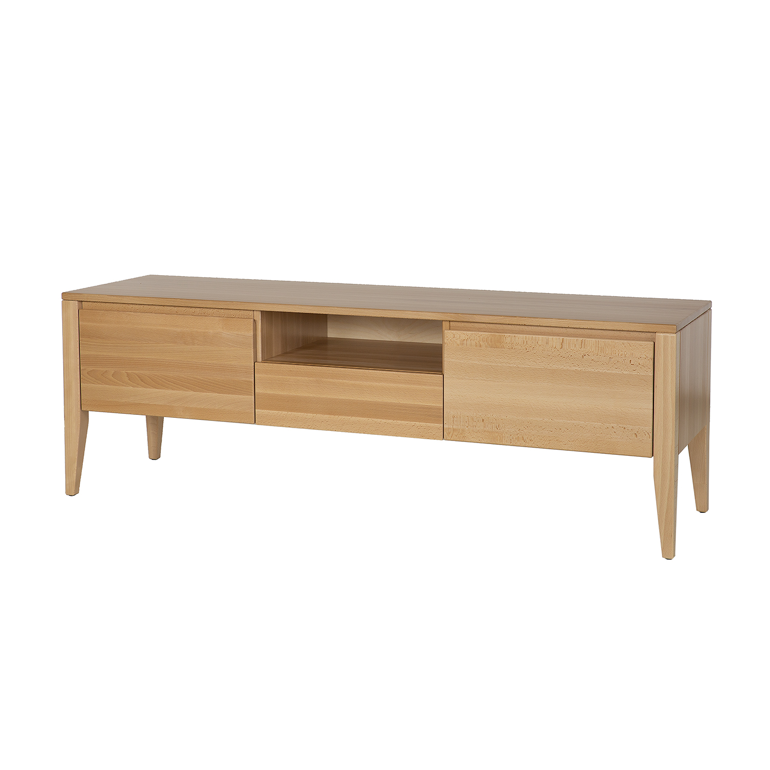 Buko medienos TV spintelė RETRO RV435 buko vyšnios spalvos