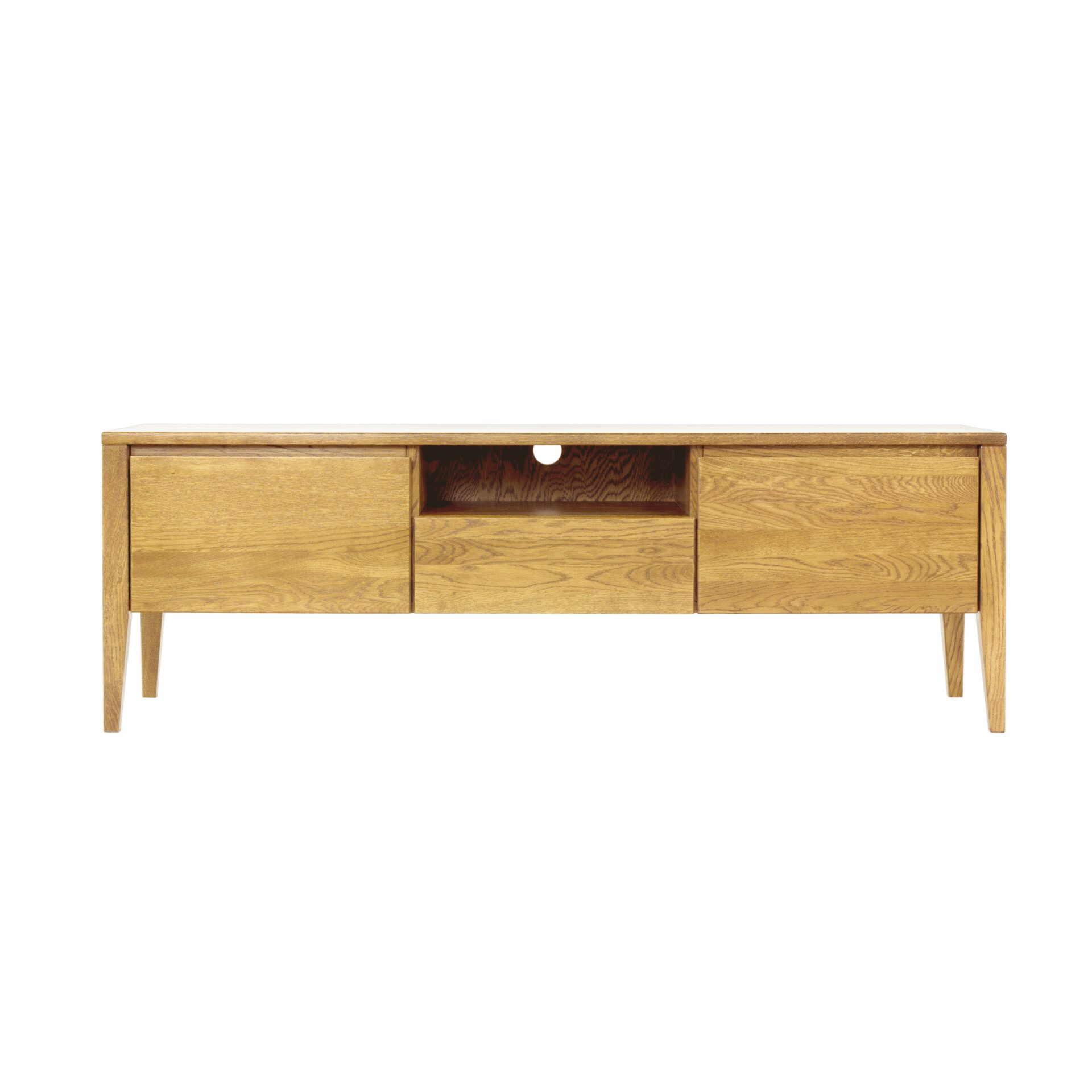Ąžuolinė TV spintelė RETRO RV335 natūralaus ąžuolo