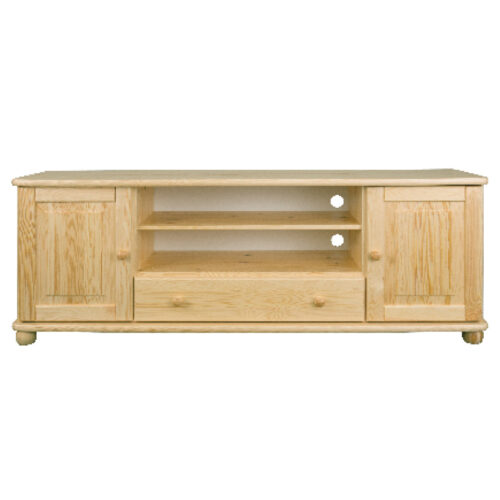 Pušinė TV spintelė MUGO RV128 natūrali pušis