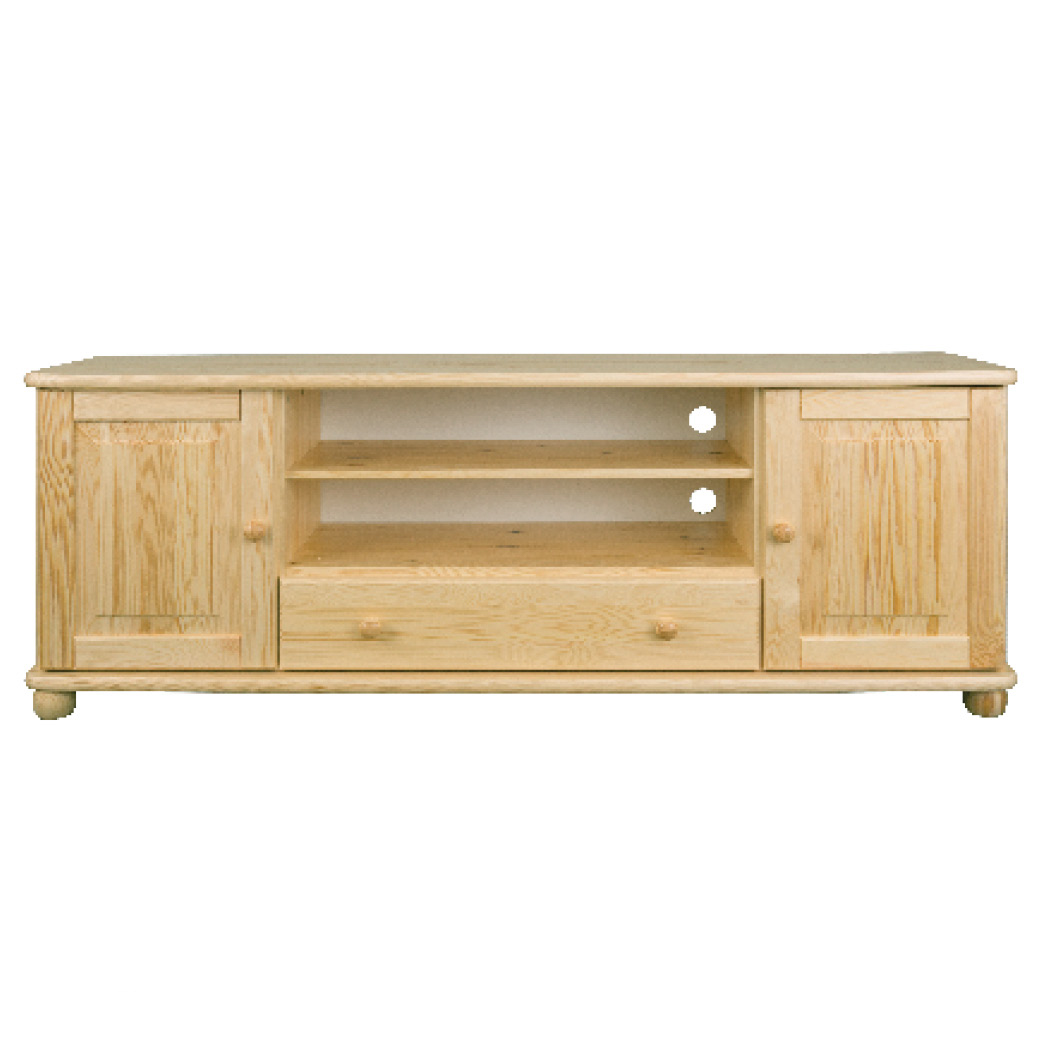 Pušinė TV spintelė MUGO RV128 natūrali pušis