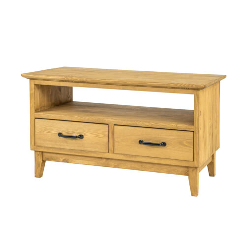 Pušinė TV spintelė RUSTIKAL RV707 antikvarinė pušis balta