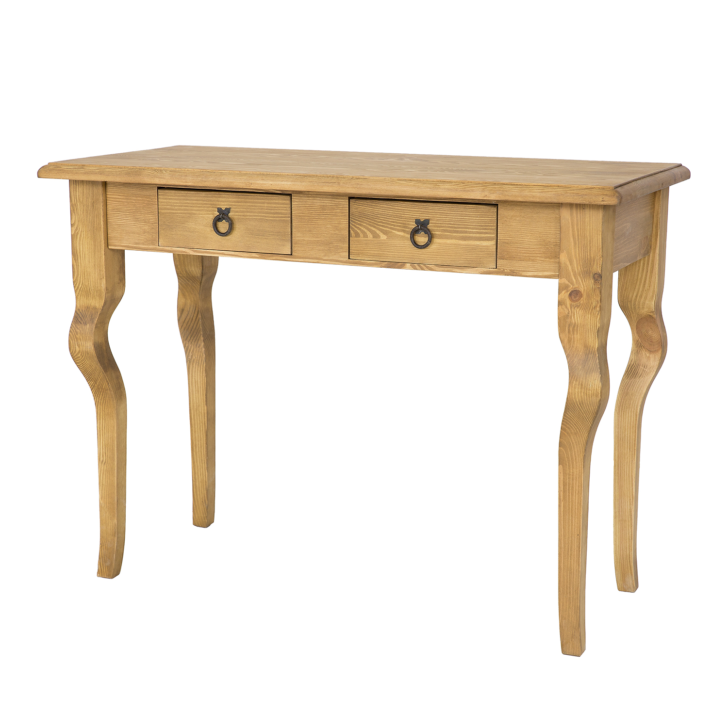 Pušinis tualetinis staliukas RUSTIKAL LT701, pušies balintas vaškas