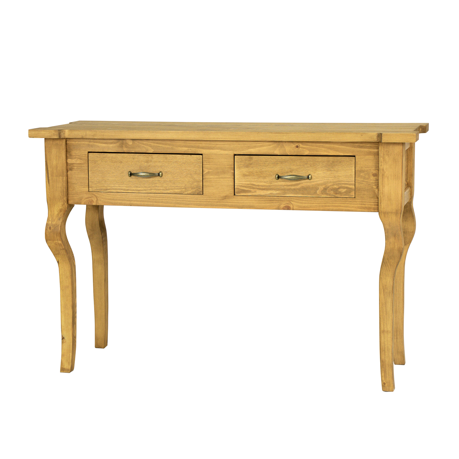 Pušinis tualetinis staliukas RUSTIKAL LT704, balta pušis, patina