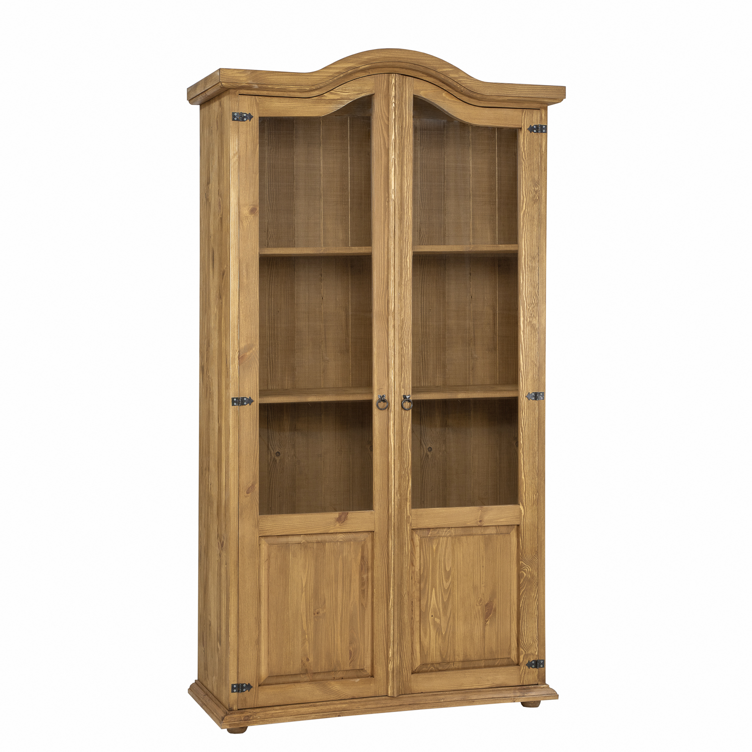 Pušinė vitrina RUSTIKAL KW703 antikvarinė pušis balta — изображение 5