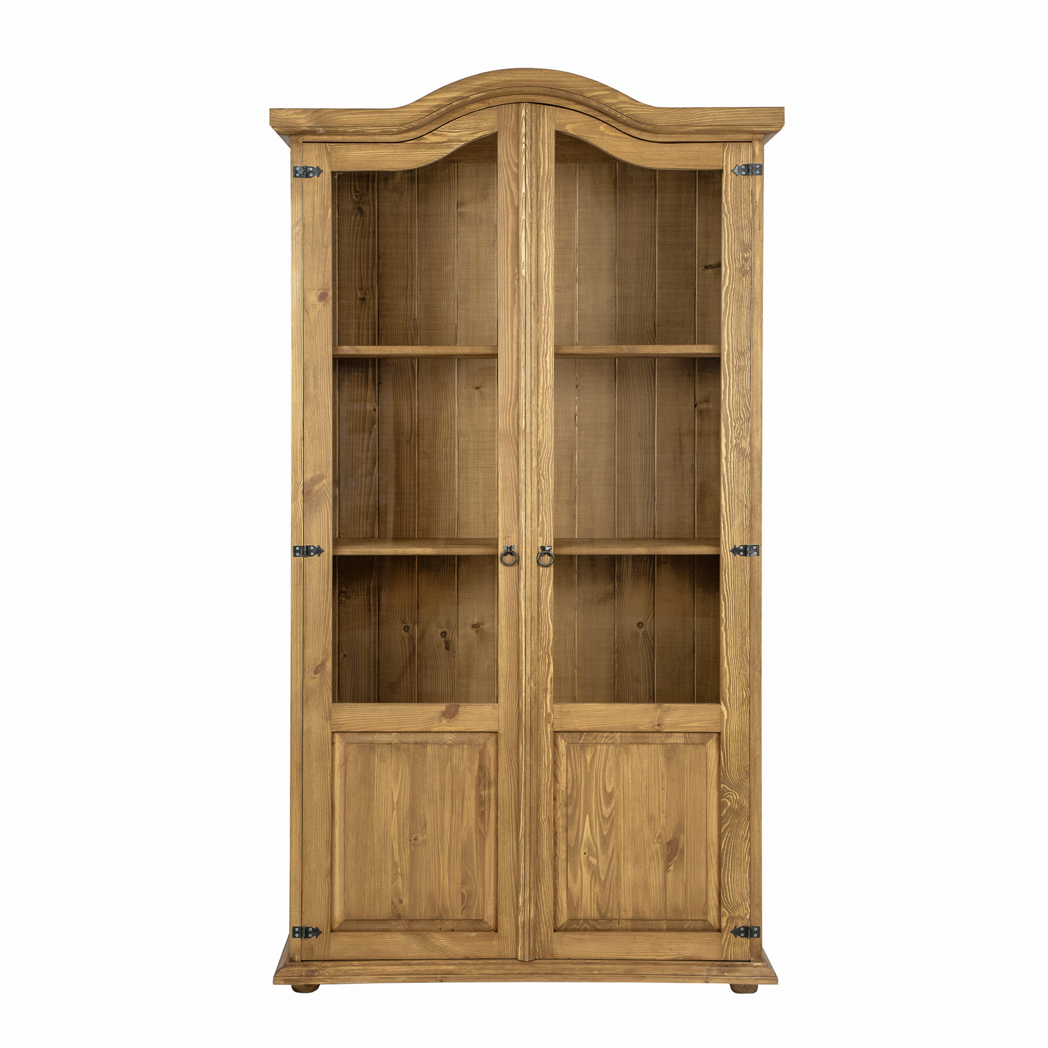 Pušinė vitrina RUSTIKAL KW703 antikvarinė pušis balta — изображение 6