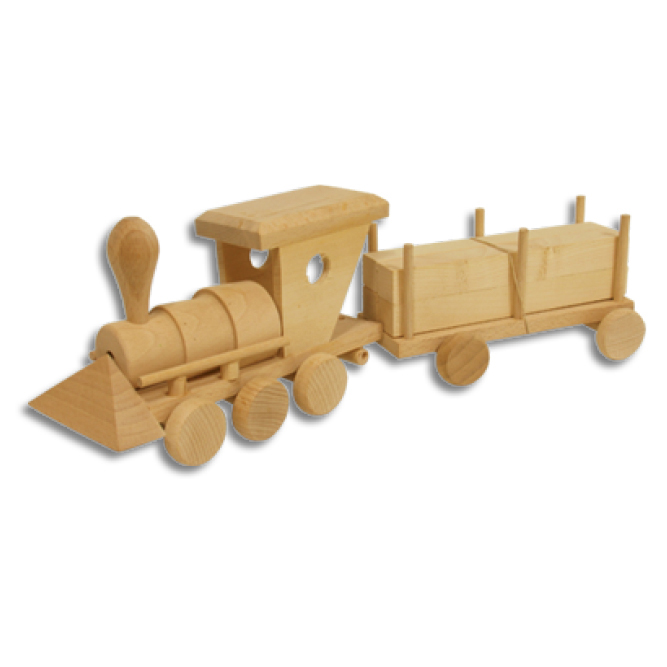 Medinis vaikiškas žaislas AD103 neapdorotas bukas, nelakuotas