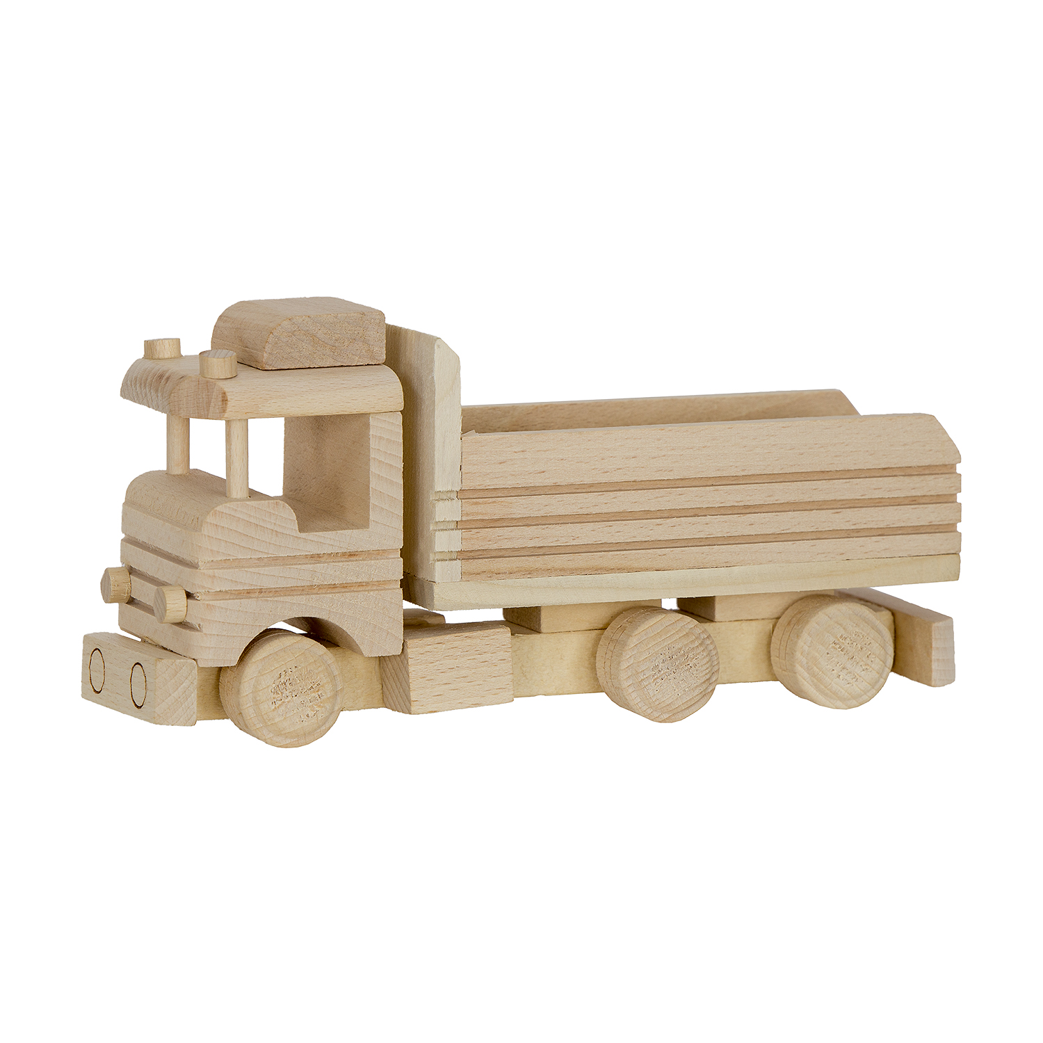 Medinis vaikiškas žaislas AD106 neapdorotas bukas, nelakuotas