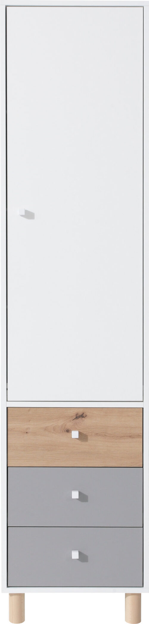 FARO sistema 4 balta prabanga + artisan ąžuolas + pilka