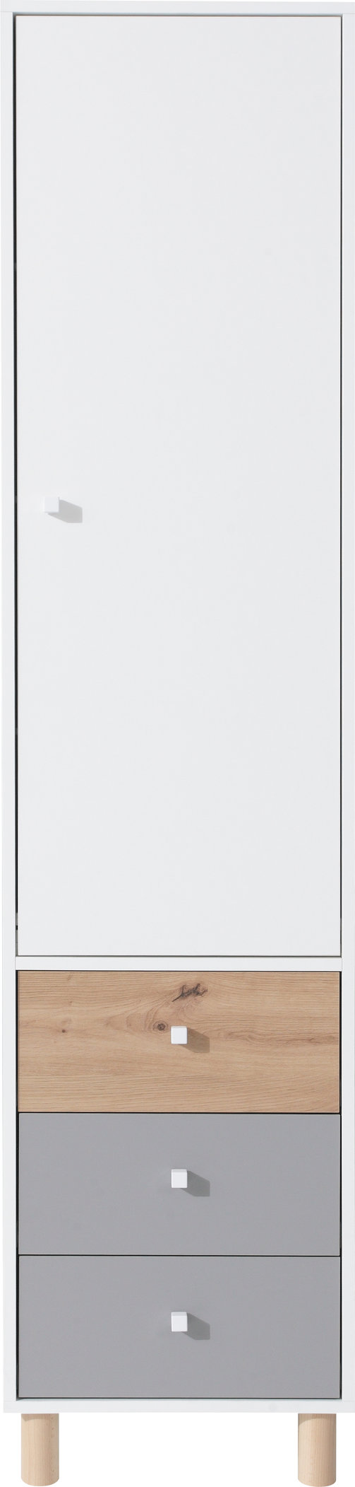 FARO sistema 4 balta prabanga + artisan ąžuolas + pilka