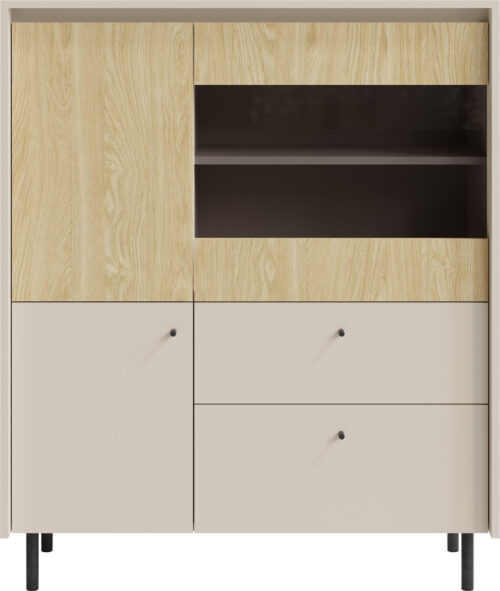 MALTA System 2 smėlio spalvos VV + alyvuotas ąžuolas