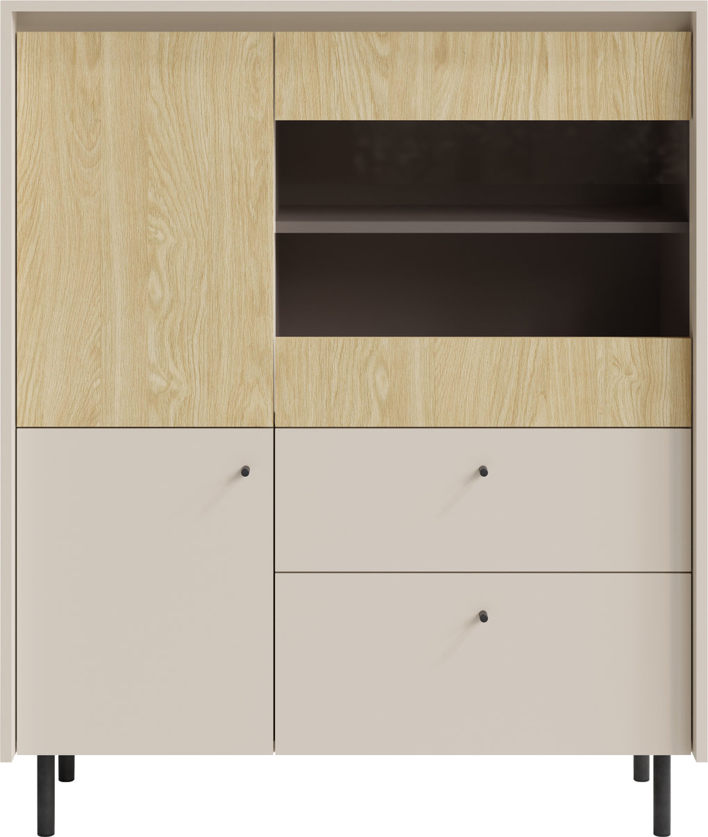 MALTA System 2 smėlio spalvos VV + alyvuotas ąžuolas