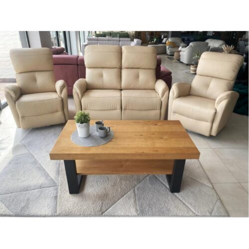 MAGNETT 2+1+1 Madras rožinės spalvos rinkinys