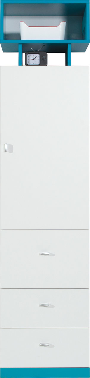 MOBI sistema 4 balta prabanga + turkio spalvos