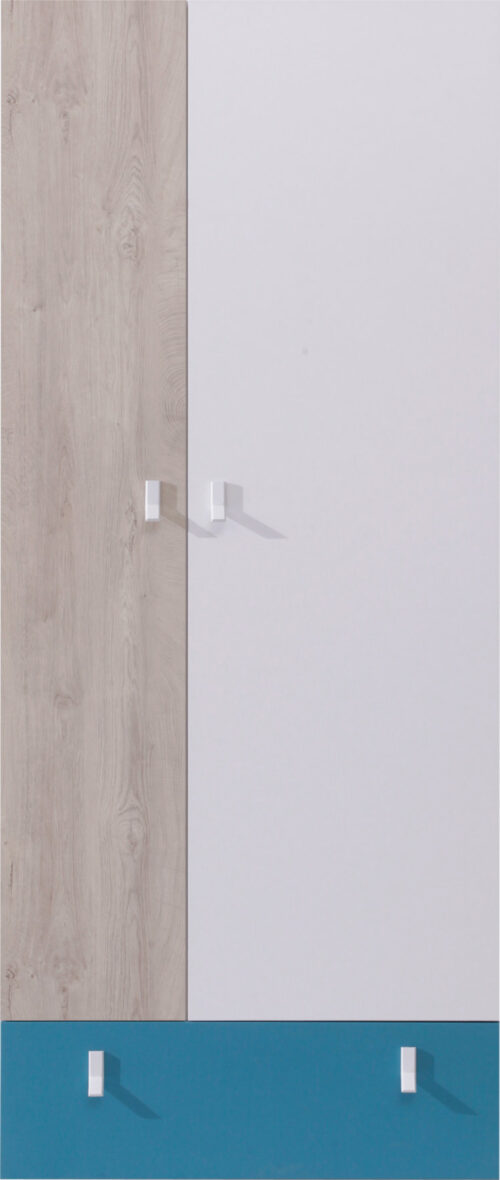 PLANET System 3 balta prabanga + ąžuolas + jūros spalva