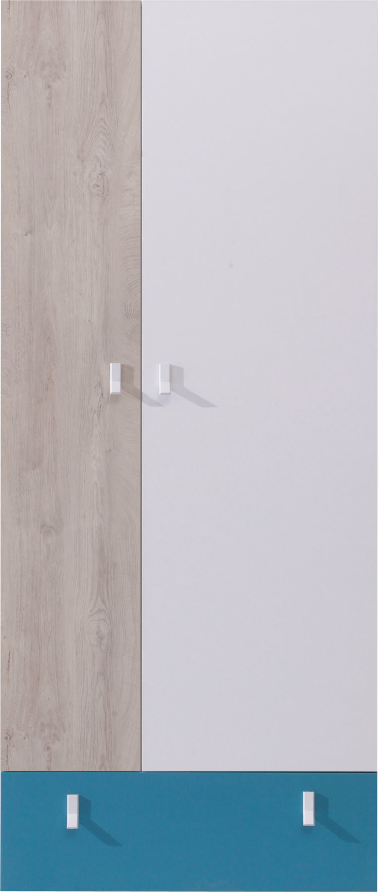 PLANET System 3 balta prabanga + ąžuolas + jūros spalva