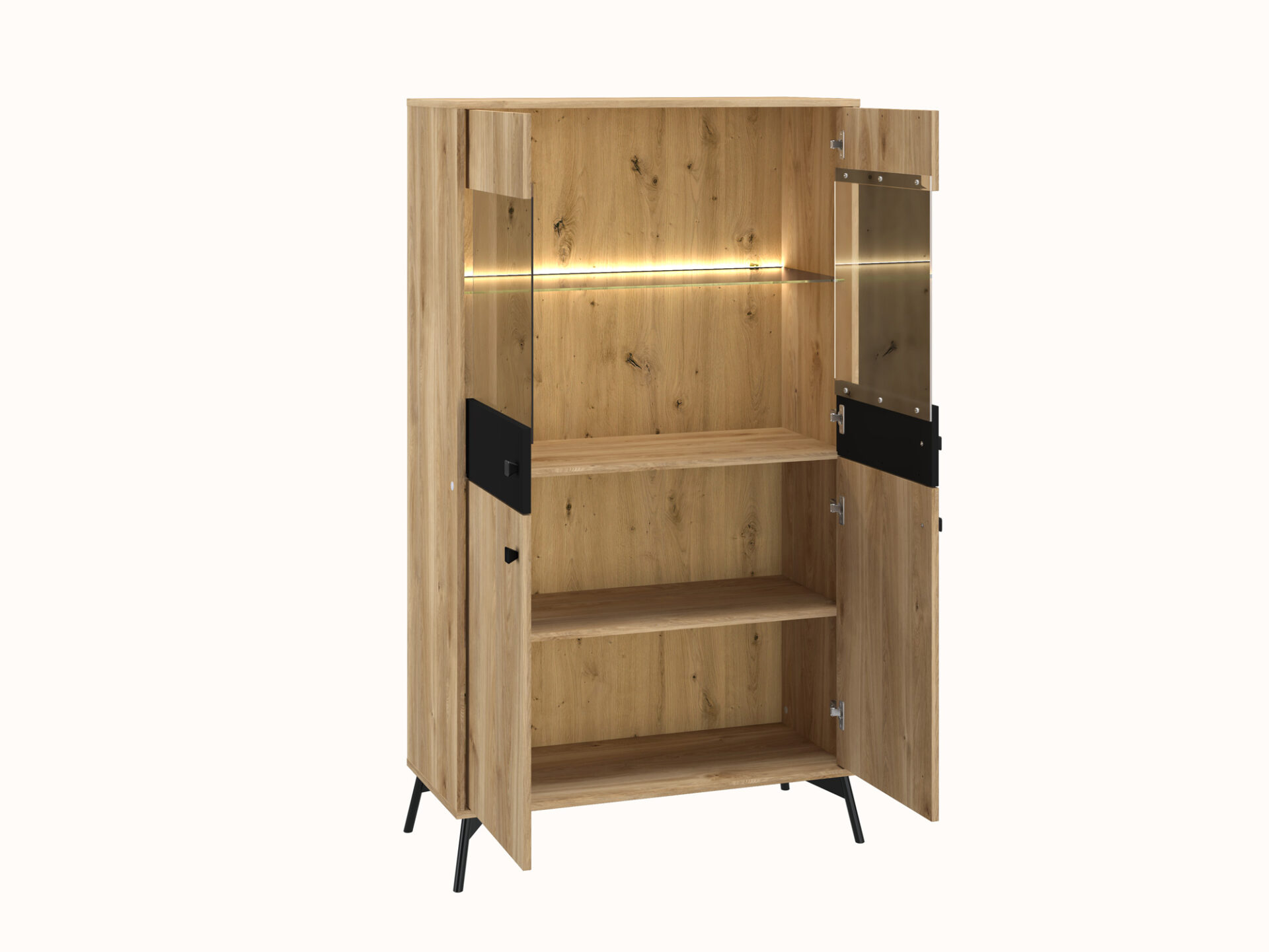 Agis 03 Castello ąžuolas/juoda - Vitrina - Paveikslėlis 2