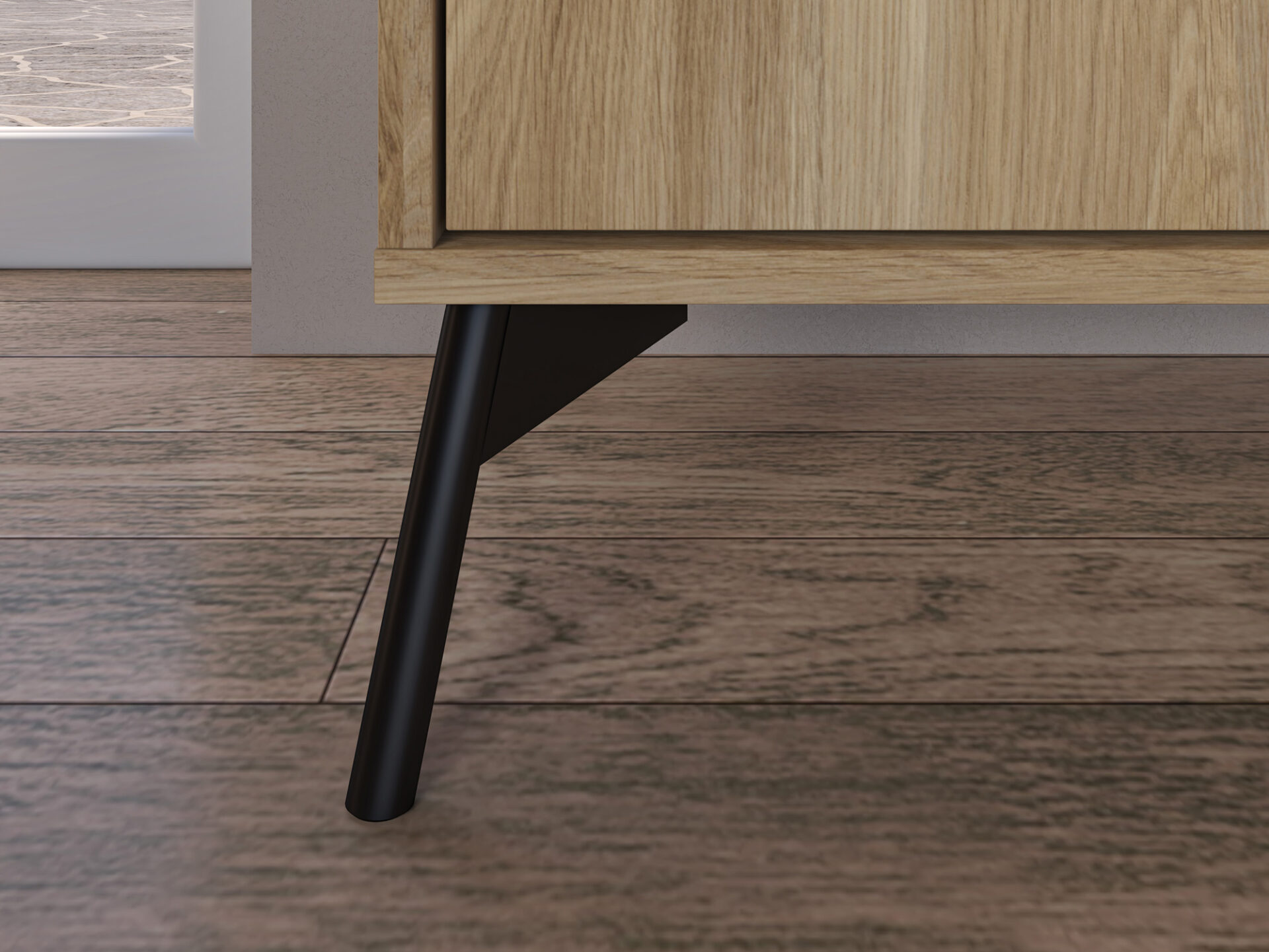 Agis 03 Castello ąžuolas/juoda - Vitrina - Paveikslėlis 7