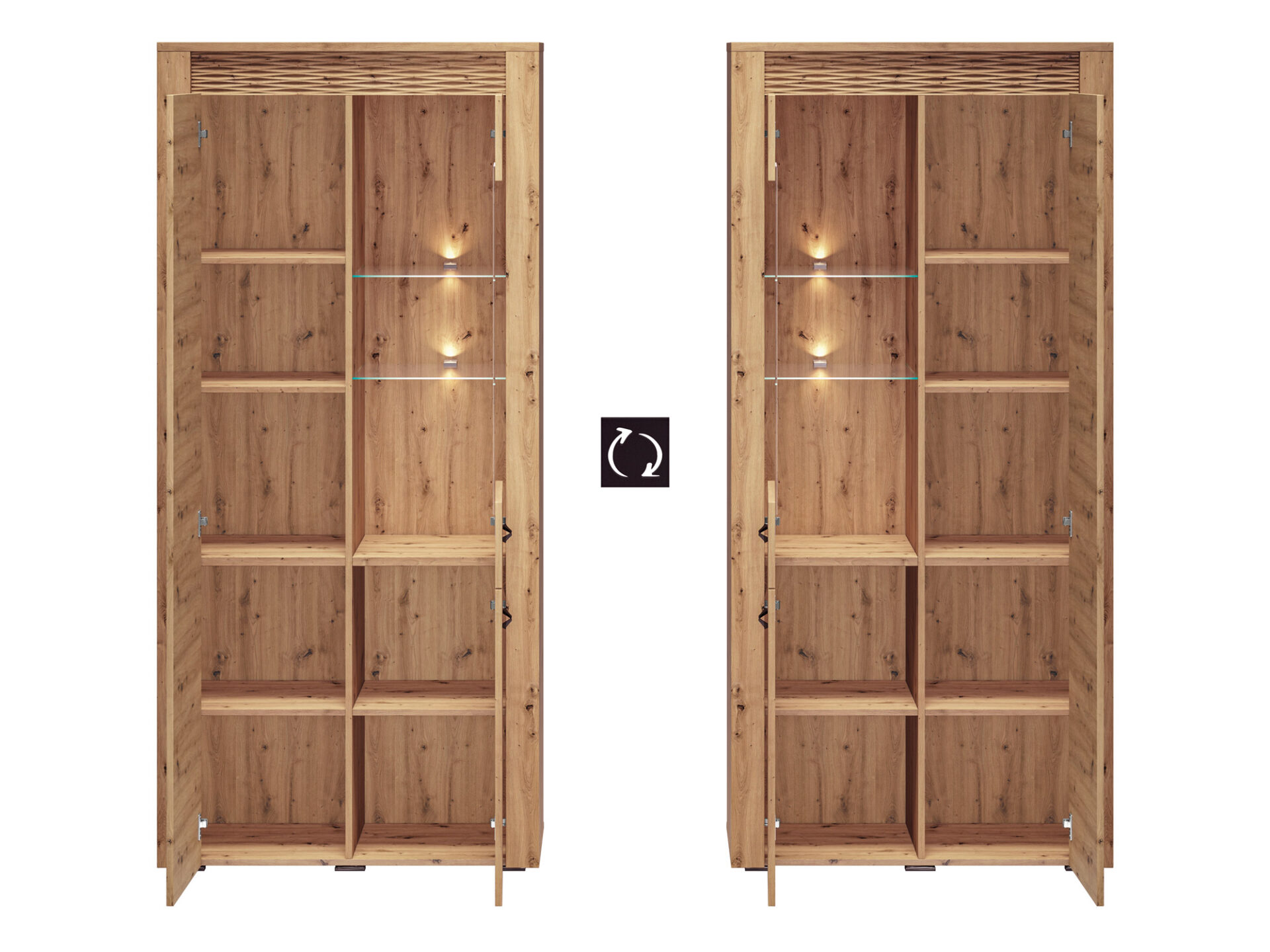 ARTIS 04 ąžuolo spalvos dailylentė - vitrina — изображение 6