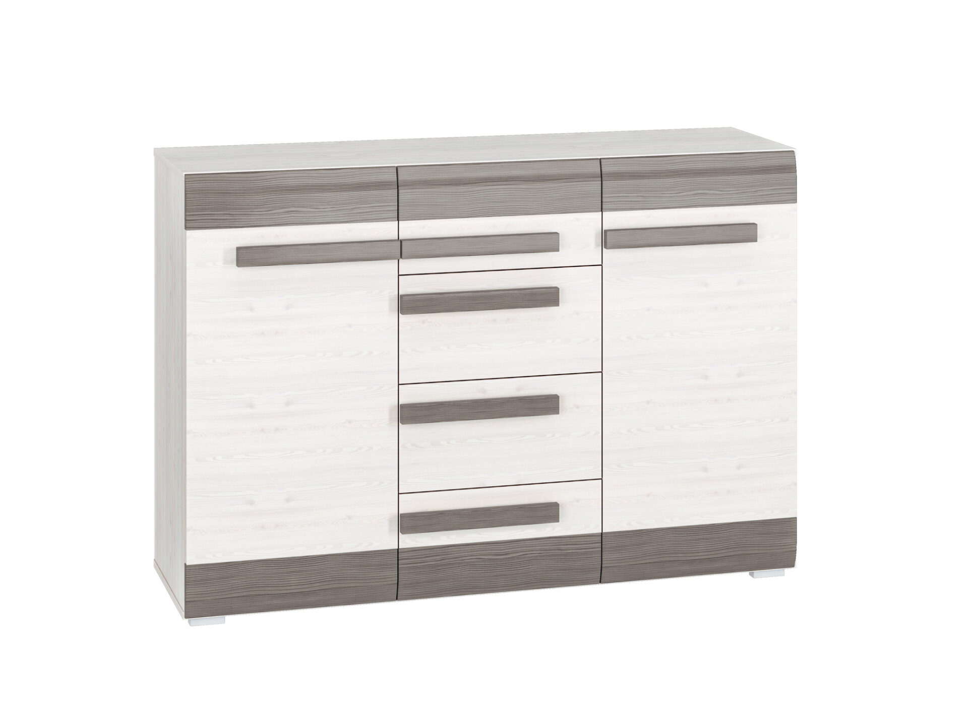 BLANCO 07-01 sniego pušis/MDF nauja pilka komoda