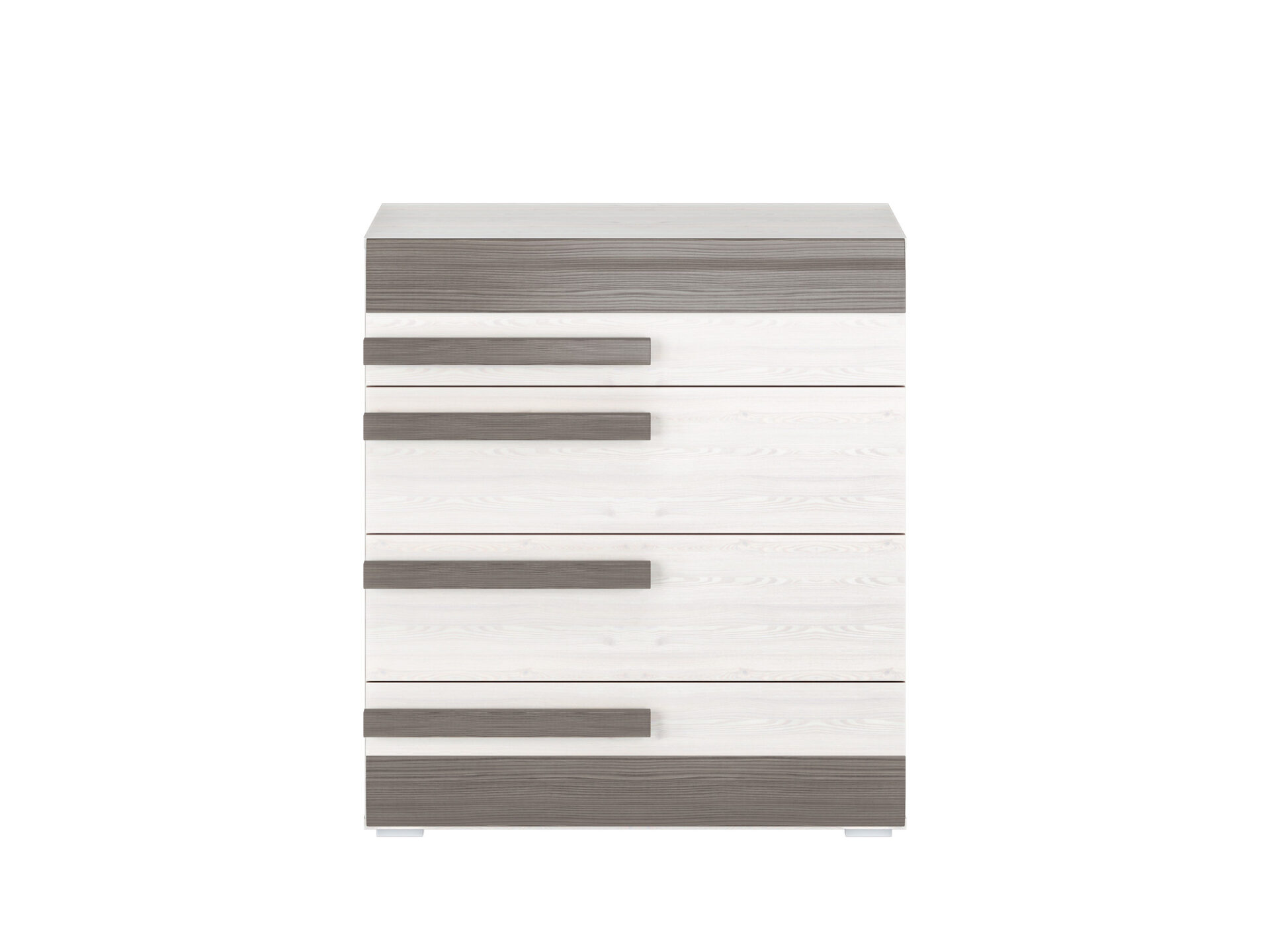 BLANCO 08 sniego pušis/MDF nauja pilka - komoda - Paveikslėlis 3