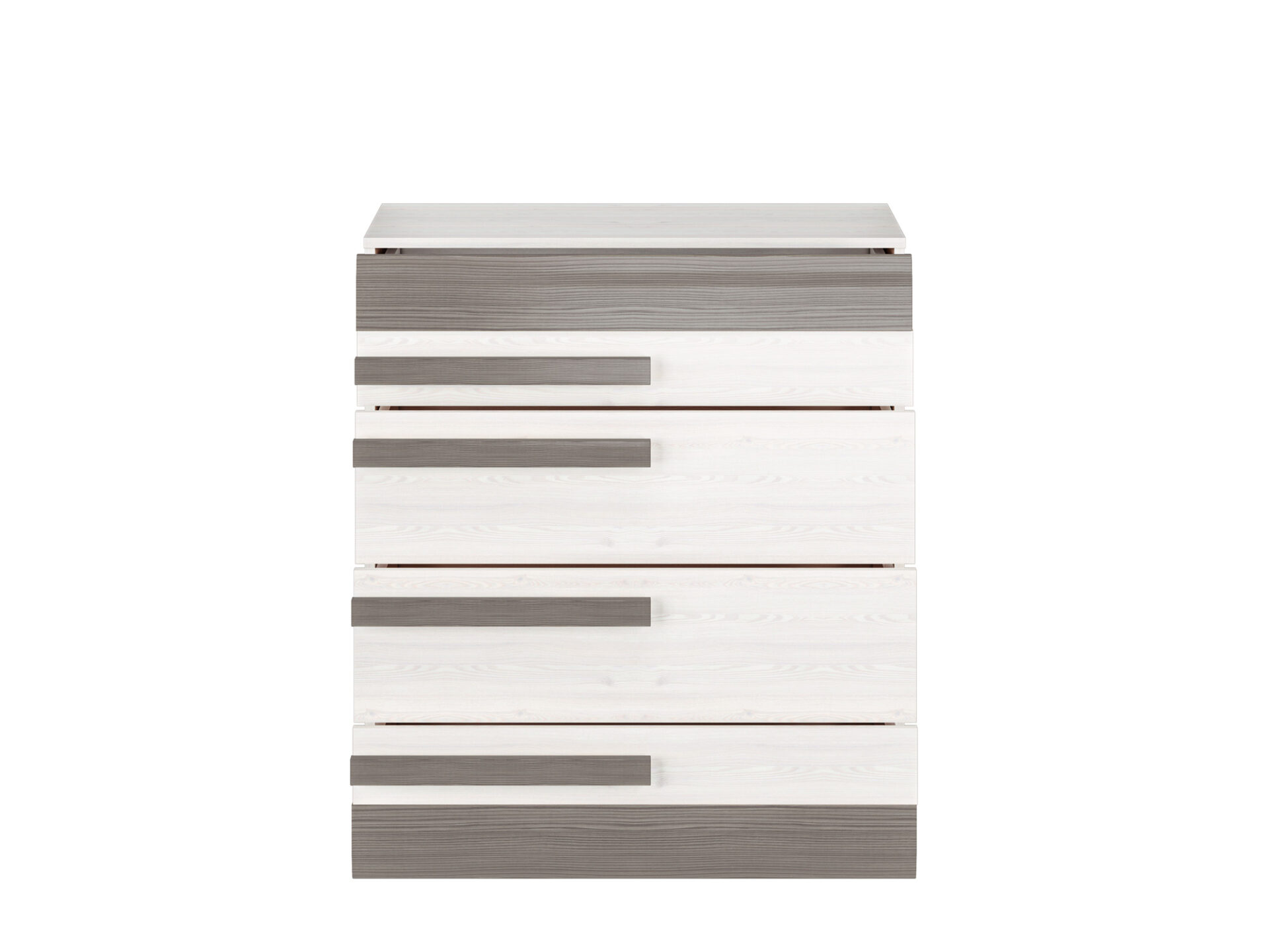 BLANCO 08 sniego pušis/MDF nauja pilka - komoda - Paveikslėlis 4