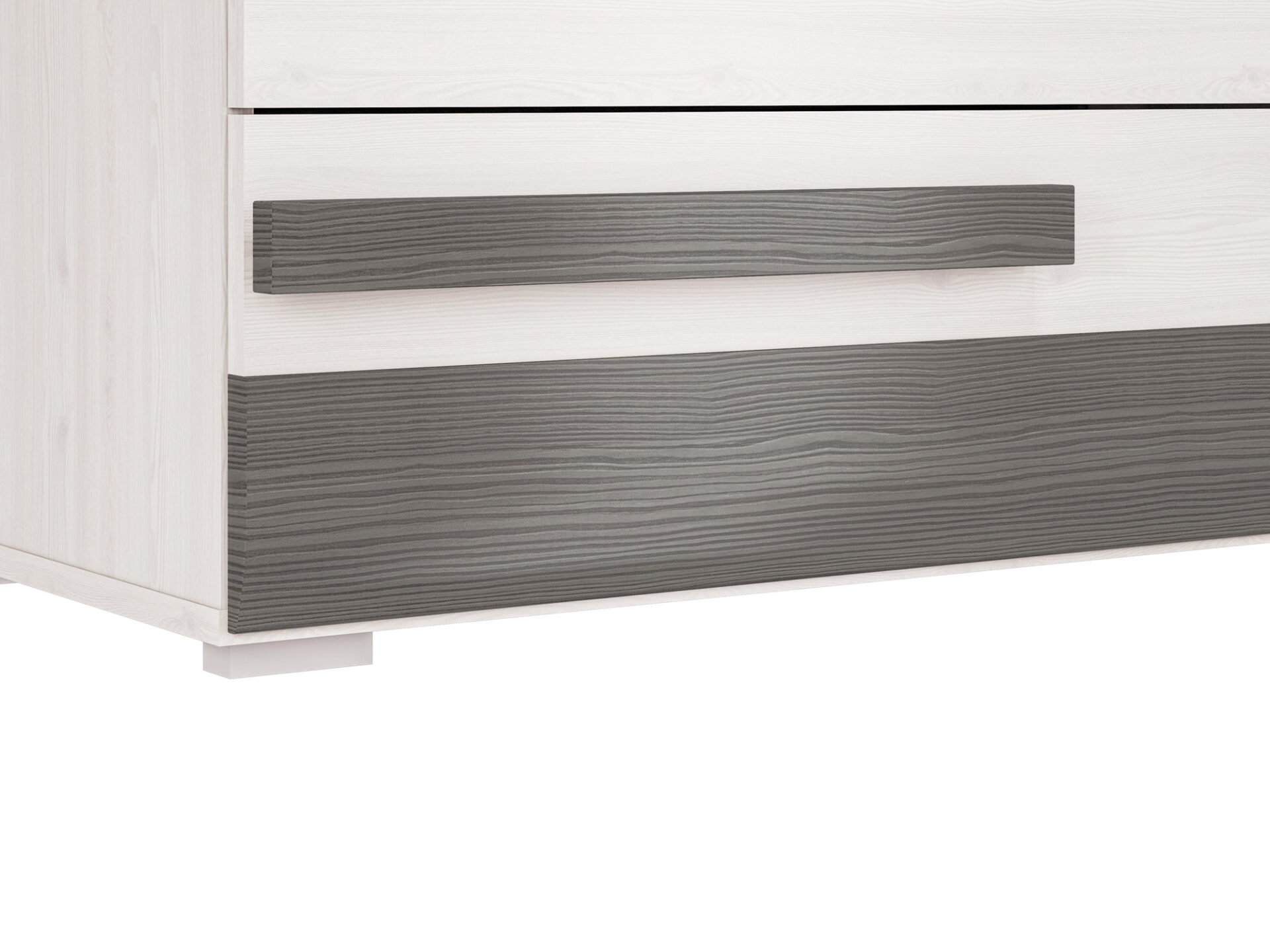 BLANCO 08 sniego pušis/MDF nauja pilka - komoda - Paveikslėlis 7