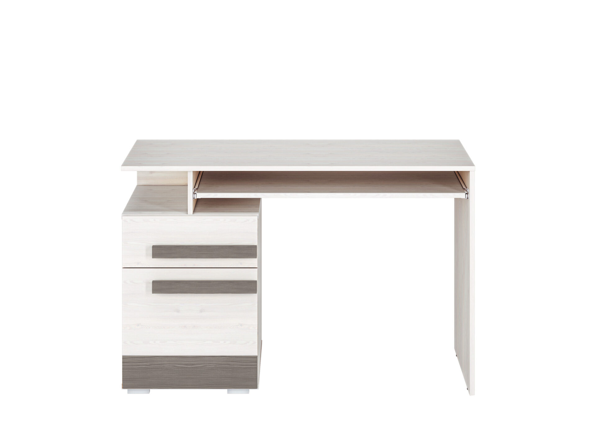 BLANCO 11 sniego pušies/MDF naujas pilkas rašomasis stalas - Paveikslėlis 3