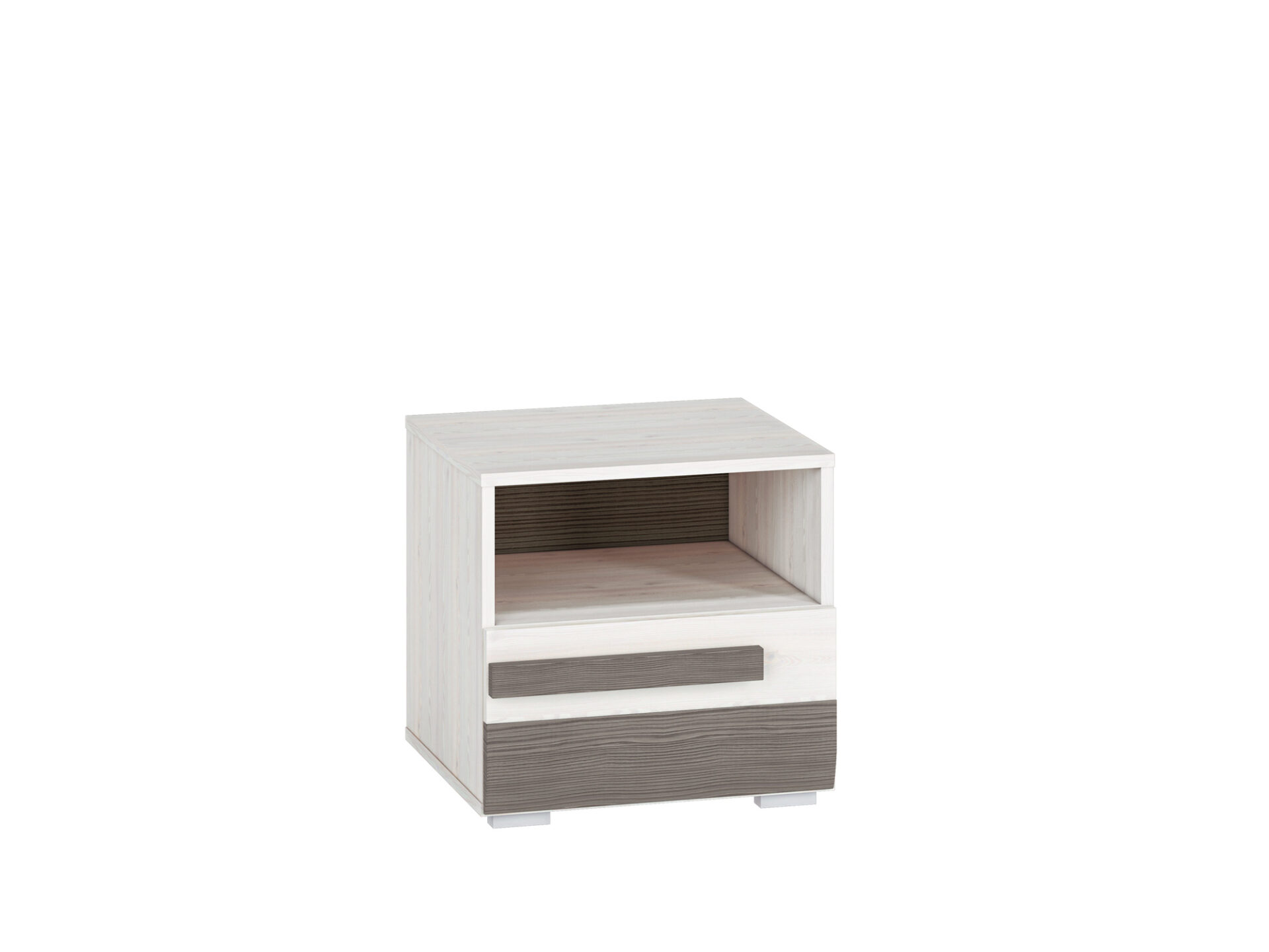 BLANCO 18 sniego pušis/MDF nauja pilka - naktinis staliukas