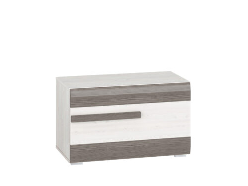 BLANCO 21N sniego pušis/MDF nauja pilka – batų spintelė