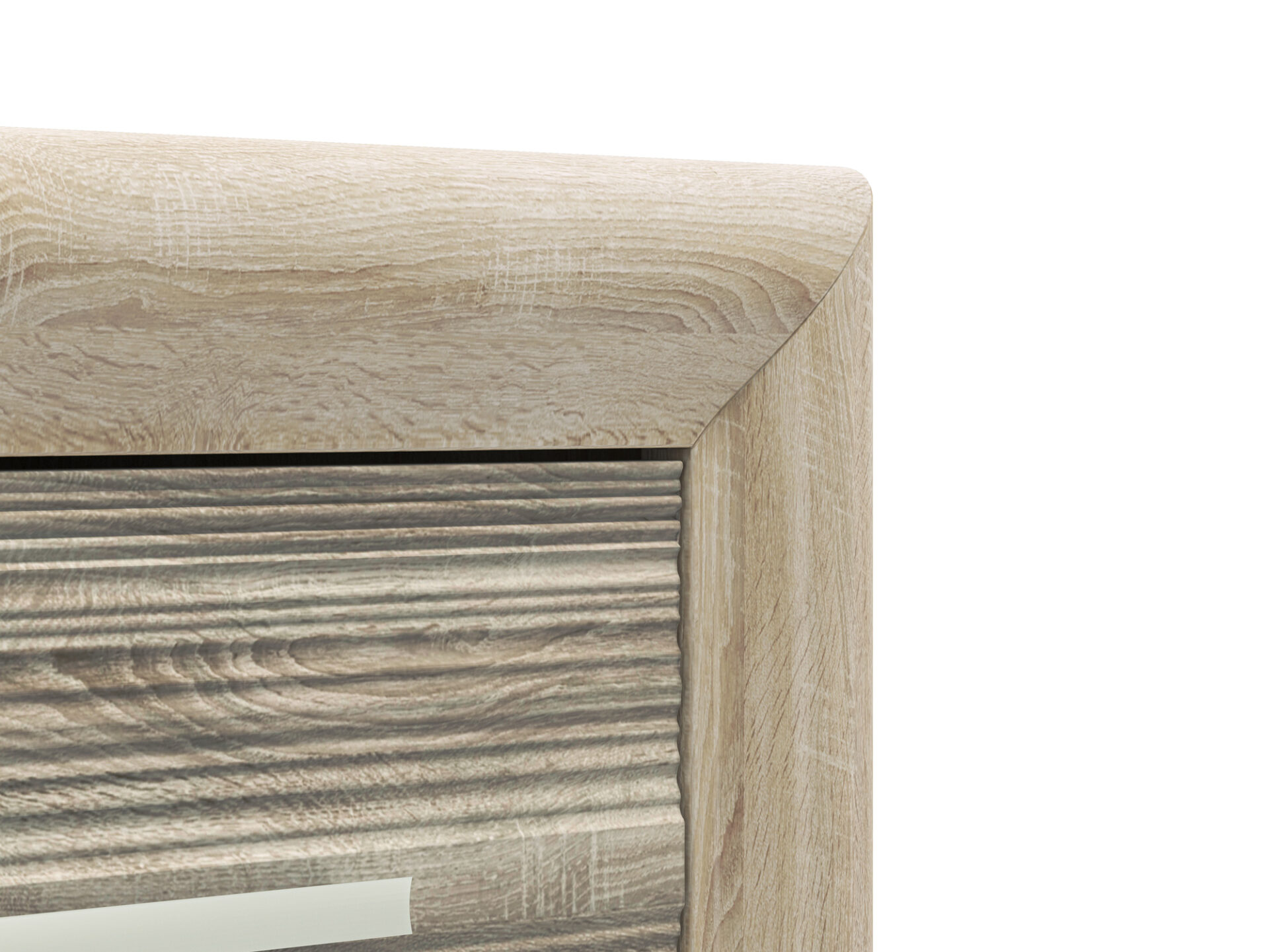 CASTEL 08 šviesus sonoma/MDF sonoma triufelis - komoda - Paveikslėlis 5