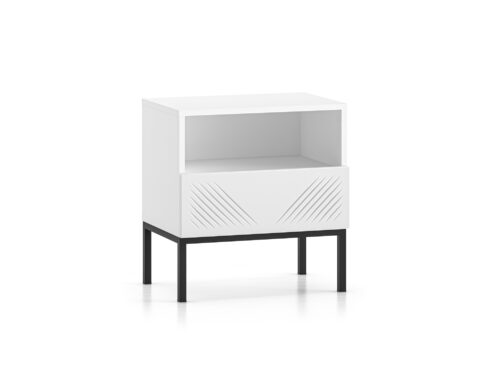 „Clearing 05“ Alpių baltas / juodas pagrindas – 1S spintelė