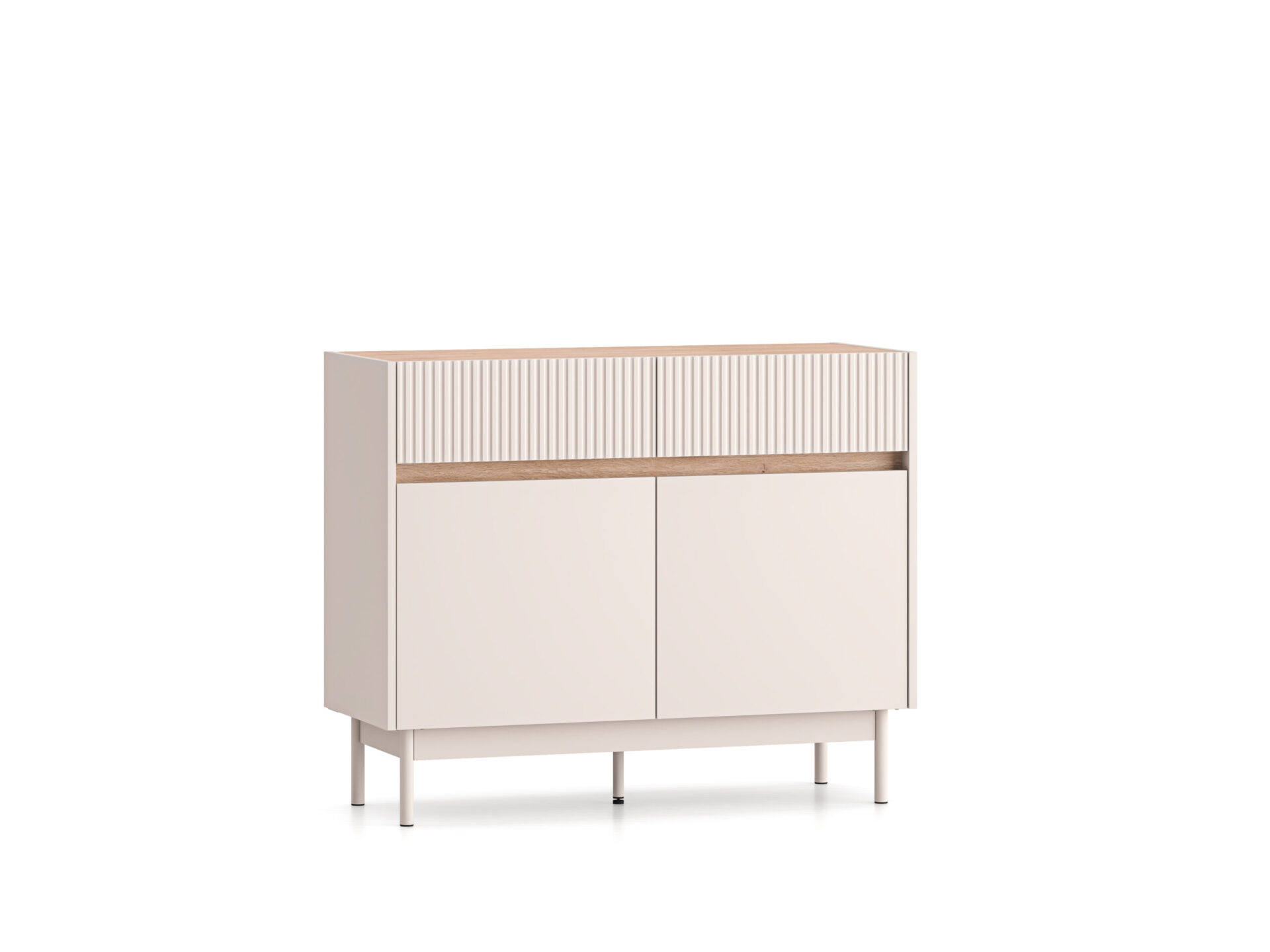 Dunea 06 kašmyro / kremonos ąžuolo torro - 2D2S komoda