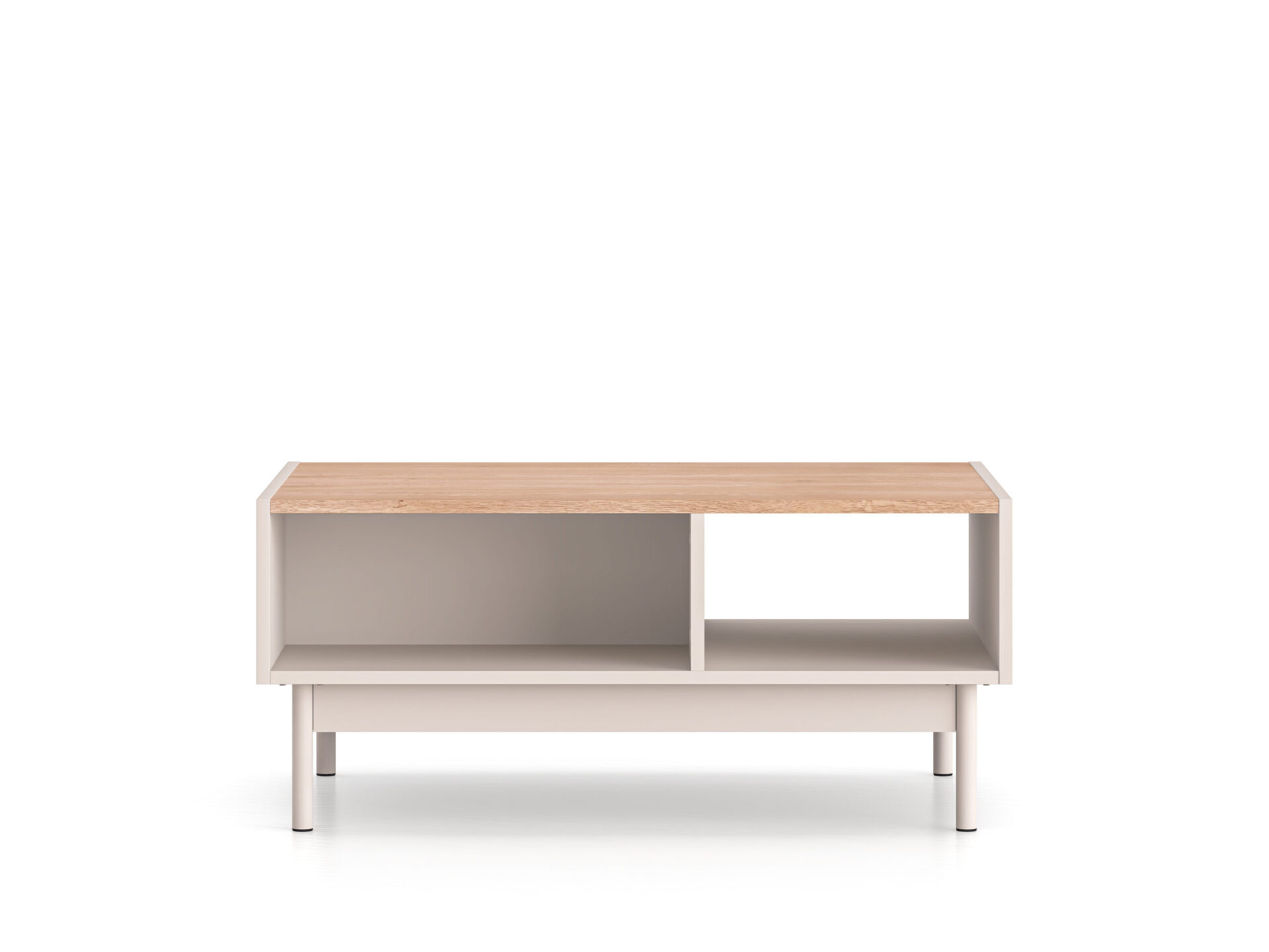 Dunea 09 kašmyro / kremonos ąžuolo kavos staliukas - Paveikslėlis 2