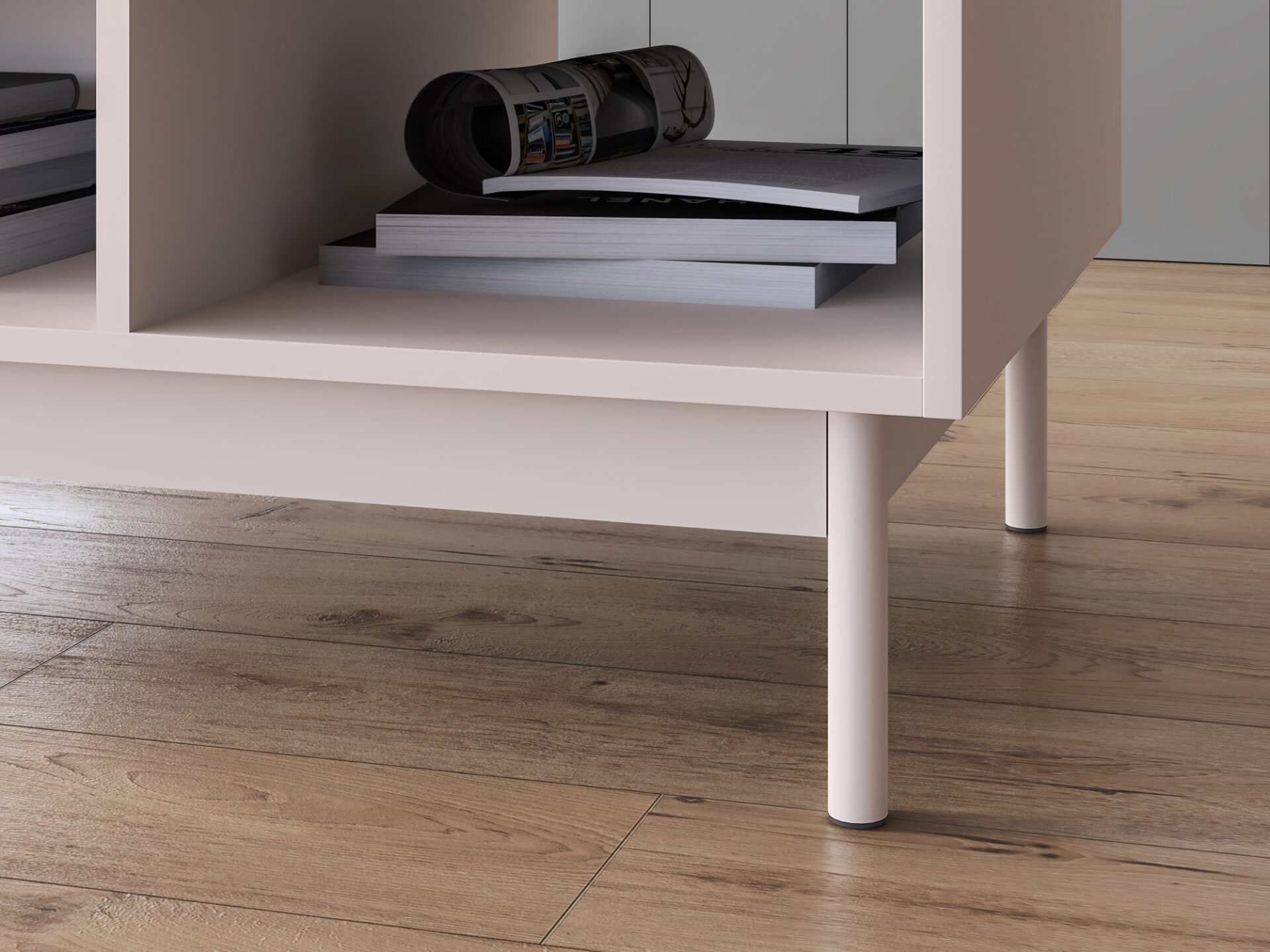 Dunea 09 kašmyro / kremonos ąžuolo kavos staliukas - Paveikslėlis 5