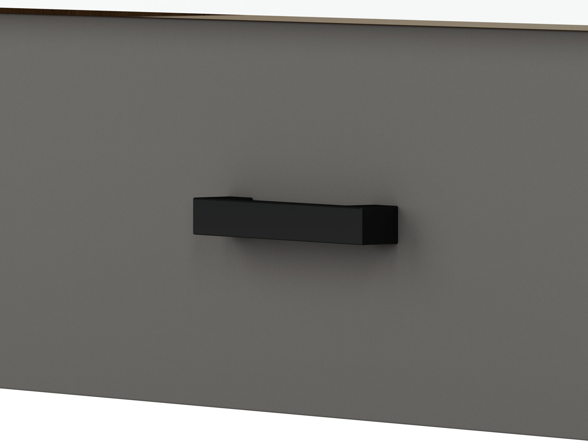 FINI 09 ąžuolo spalvos korpusas / baltas priekis / antracito spalvos įdėklas lovai — изображение 6