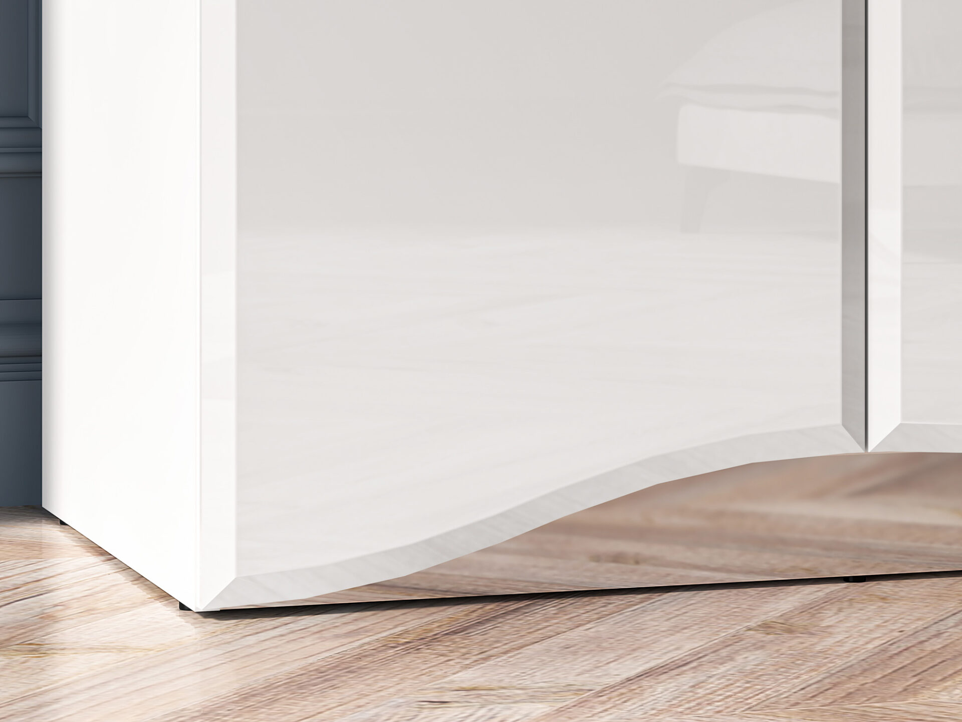 GLAMOUR 08 Alpių balta - drabužių spinta — изображение 6