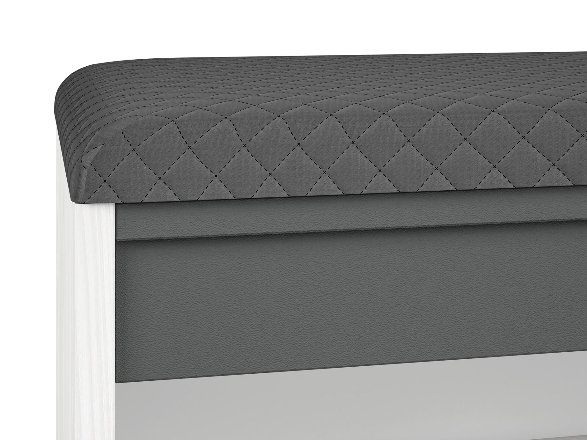 „Hyga 03“ sniego pušies/antracito spalvos spintelė - Paveikslėlis 4