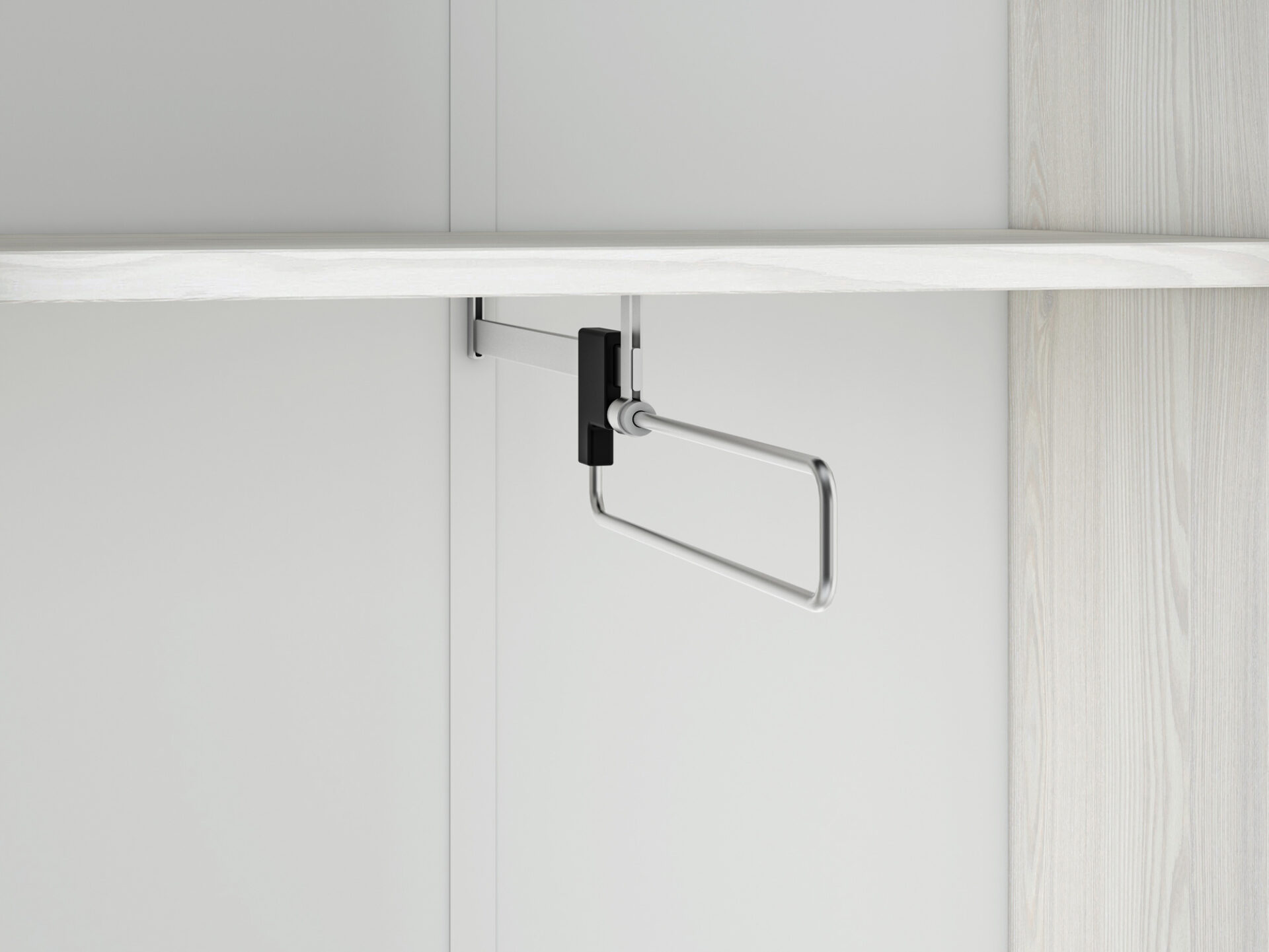 Hyga 06 sniego pušies/antracito spalvos spinta - Paveikslėlis 10