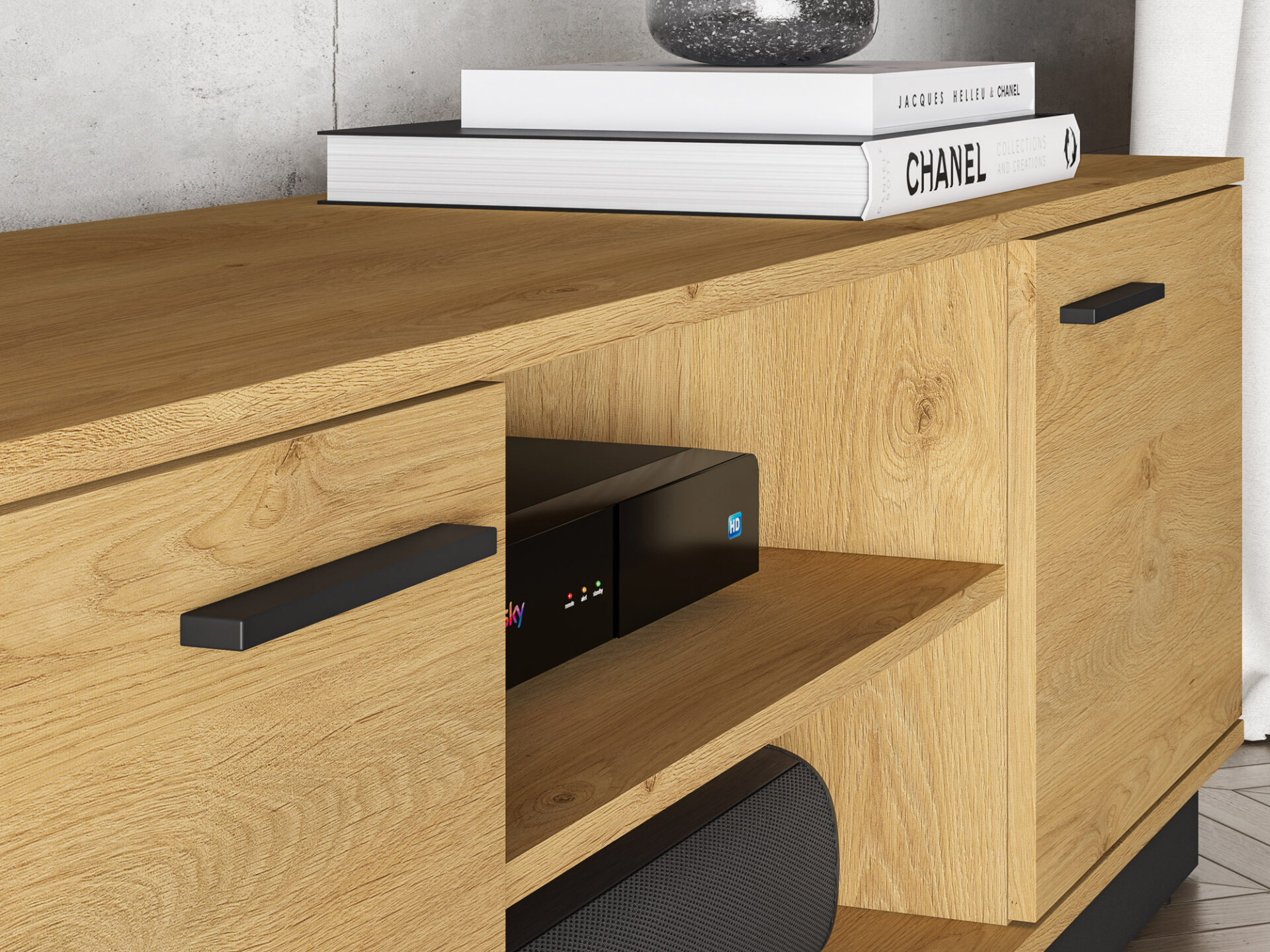 MODESTO 06 stilinga ąžuolo/juoda - RTV2D — изображение 7