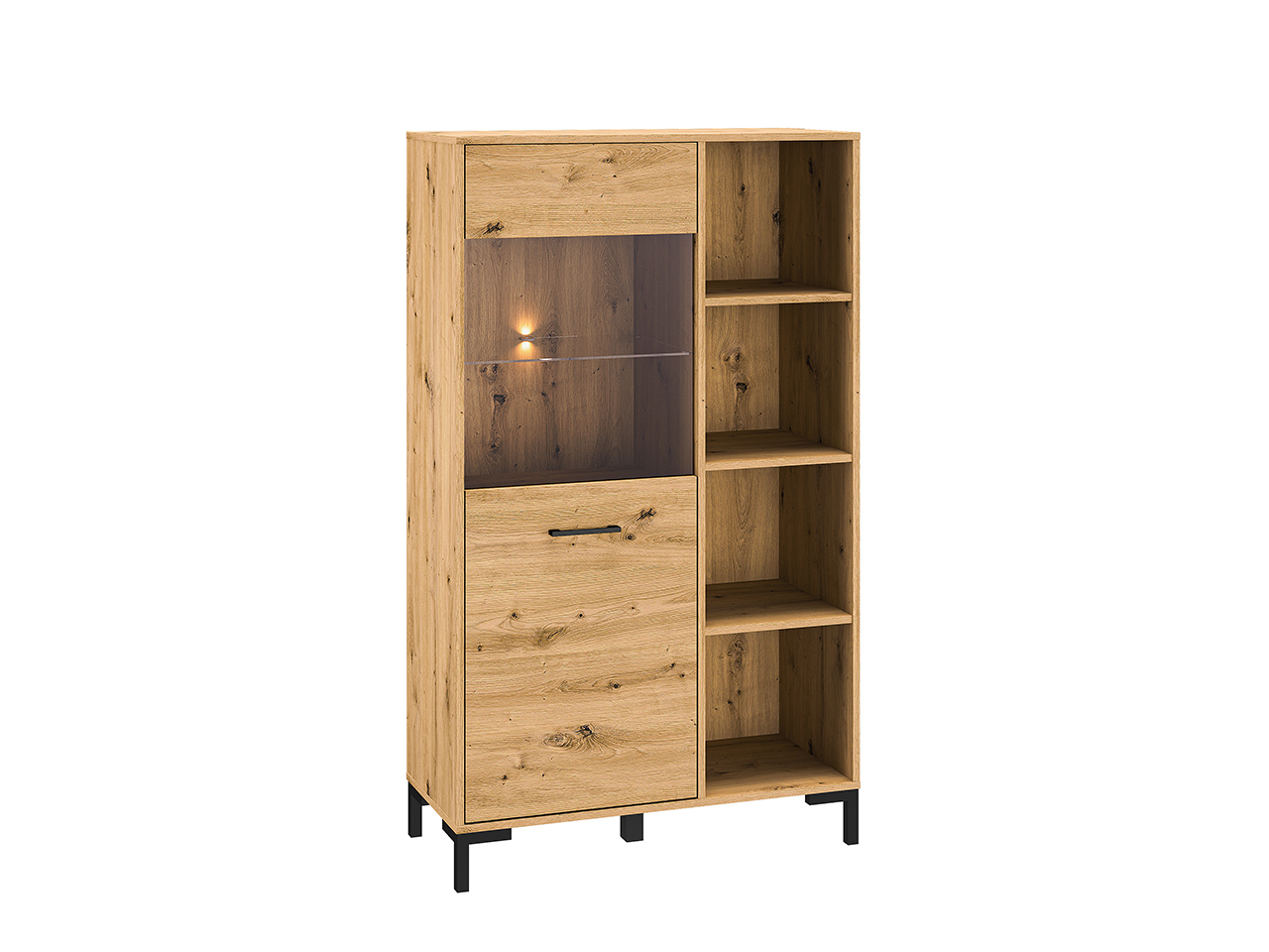 „Nevio 19 Artisan Oak“ – vitrina