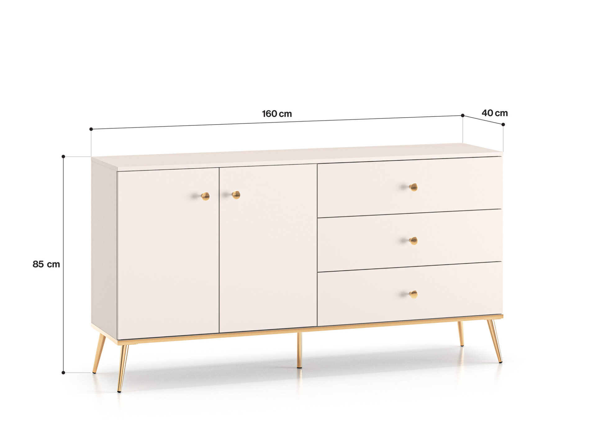 Selgin 03 kašmyro - 2D3S komoda - Paveikslėlis 7