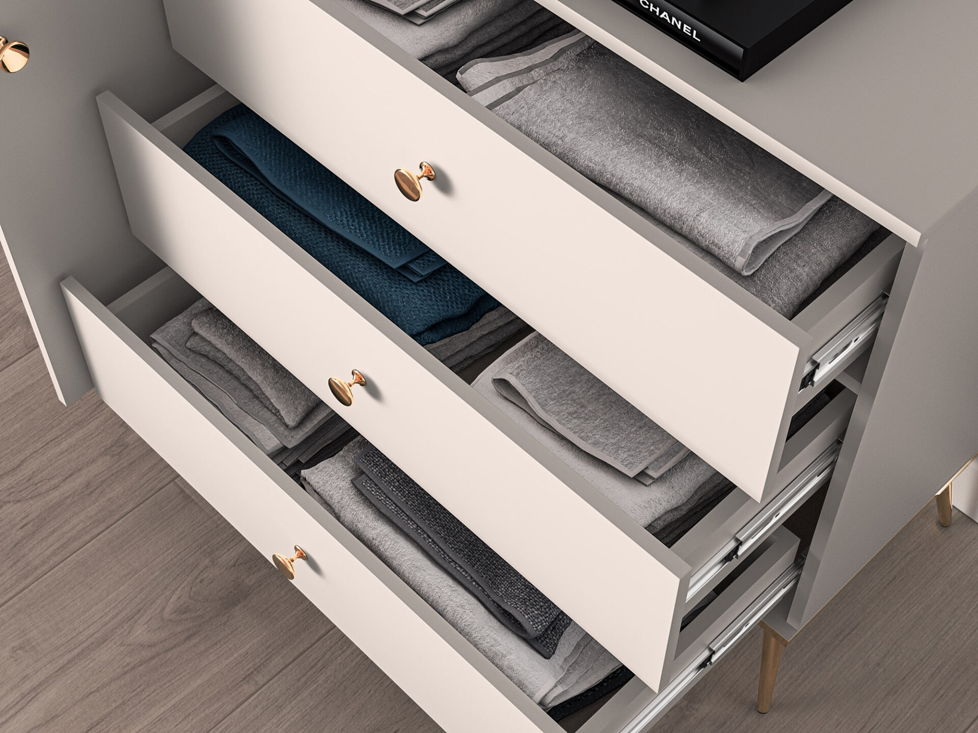 Selgin 03 kašmyro - 2D3S komoda - Paveikslėlis 8