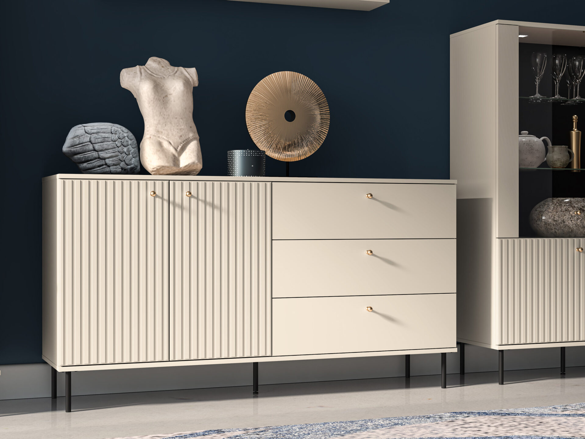 Sophie 04 kašmyro - 2D3S komoda - Paveikslėlis 4