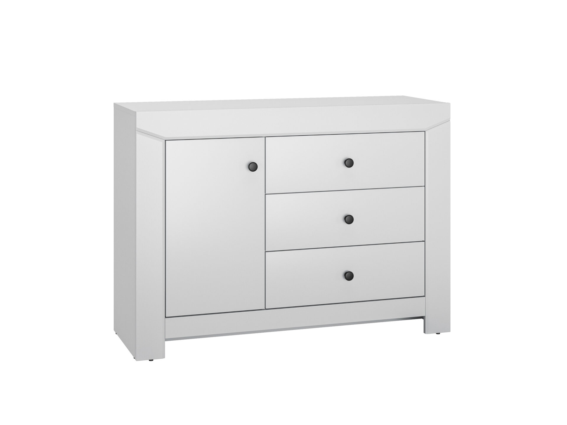 Terni 07 pilkai sidabrinė komoda