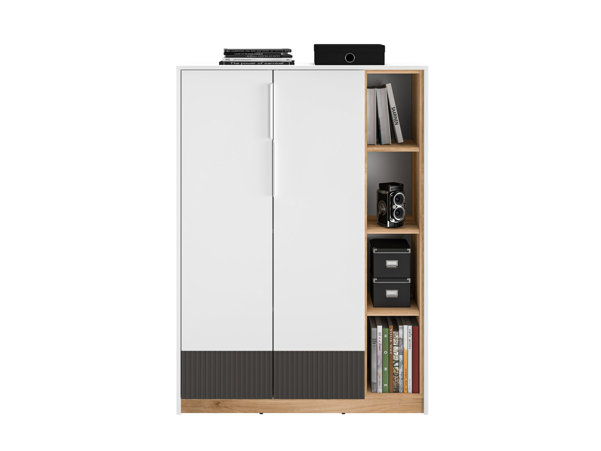 Torino 05 Alpių balta/Castello medaus/matinis grafitas - Lentyna - Paveikslėlis 3