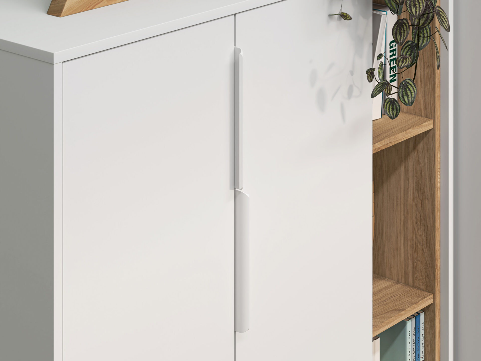 Torino 05 Alpių balta/Castello medaus/matinis grafitas - Lentyna - Paveikslėlis 6