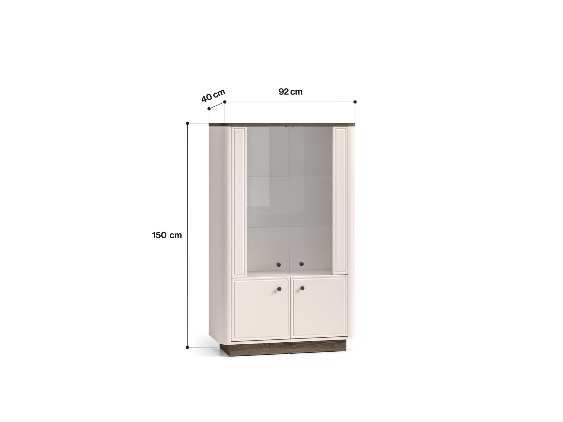 Vilavio 02 vėjo malūno ąžuolas tamsus / kašmyras - 4D vitrina — изображение 8